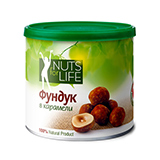 Фундук в карамели Nuts for life | интернет-магазин натуральных товаров 4fresh.ru - фото 1