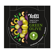 Закуска к вину "Green Olive" зелёные оливки & кешью Yelli | интернет-магазин натуральных товаров 4fresh.ru - фото 3