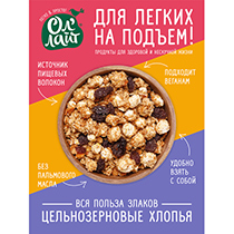 Гранола медовая с попкорном и изюмом Jumbo Ол'Лайт | интернет-магазин натуральных товаров 4fresh.ru - фото 3
