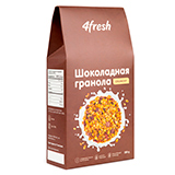 Гранола шоколадная "Crunchy" 4fresh FOOD | интернет-магазин натуральных товаров 4fresh.ru - фото 1