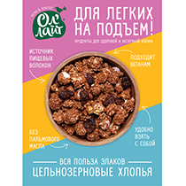Гранола шоколадная с попкорном и изюмом Jumbo Ол'Лайт | интернет-магазин натуральных товаров 4fresh.ru - фото 3