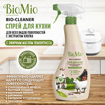 Спрей для кухни "Лемонграсс", чистящий BioMio | интернет-магазин натуральных товаров 4fresh.ru - фото 3