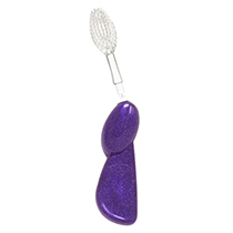 Щётка зубная со сменной головкой "Big Brush", пурпурная галактика, для левшей Radius | интернет-магазин натуральных товаров 4fresh.ru - фото 2