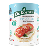 Хлебцы хрустящие "Рисовые", с витаминами Dr. Korner | интернет-магазин натуральных товаров 4fresh.ru - фото 1