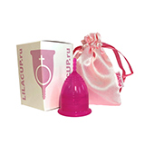 Чаша менструальная "Атлас Премиум", пурпурная L LilaCup | интернет-магазин натуральных товаров 4fresh.ru - фото 1