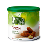 Пекан сладко-соленый Nuts for life | интернет-магазин натуральных товаров 4fresh.ru - фото 1