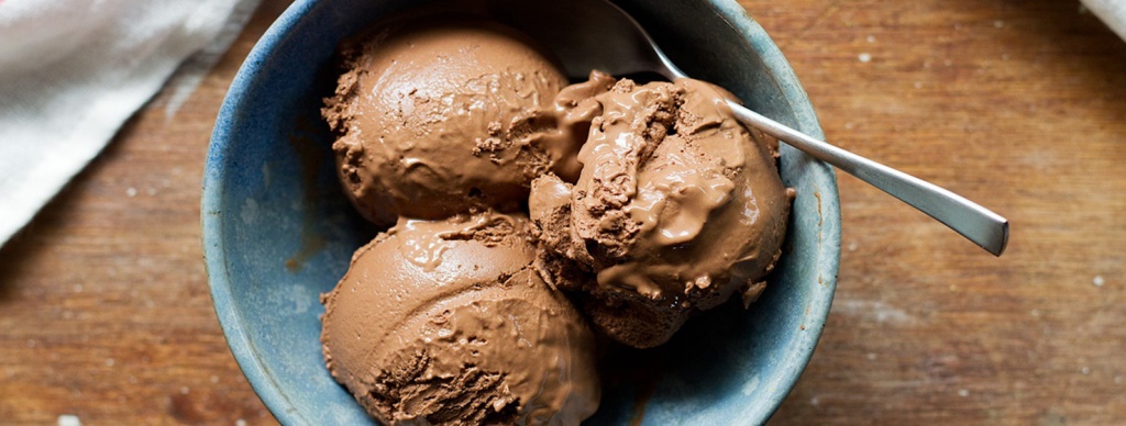 Шоколадное мороженое с тофу